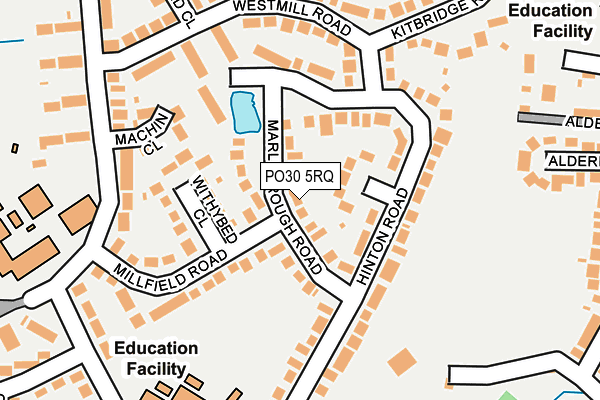 PO30 5RQ map - OS OpenMap – Local (Ordnance Survey)