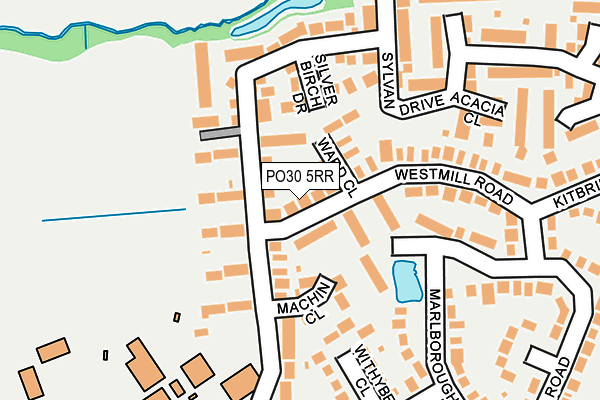 PO30 5RR map - OS OpenMap – Local (Ordnance Survey)