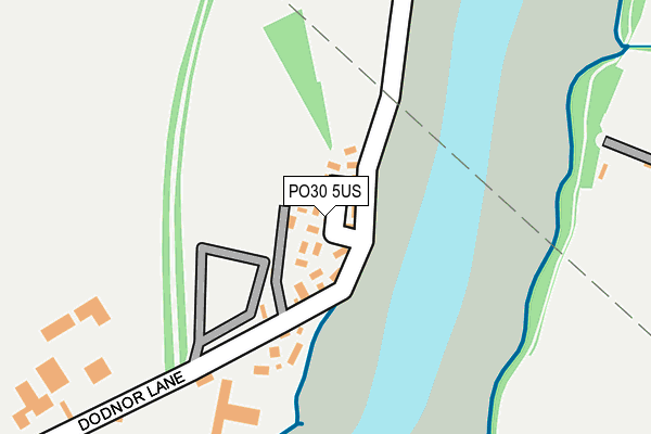PO30 5US map - OS OpenMap – Local (Ordnance Survey)