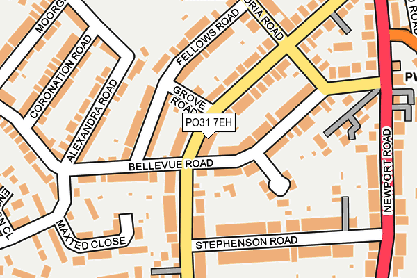 PO31 7EH map - OS OpenMap – Local (Ordnance Survey)