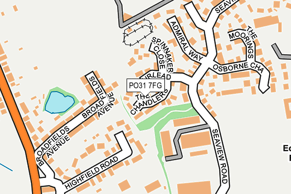 PO31 7FG map - OS OpenMap – Local (Ordnance Survey)