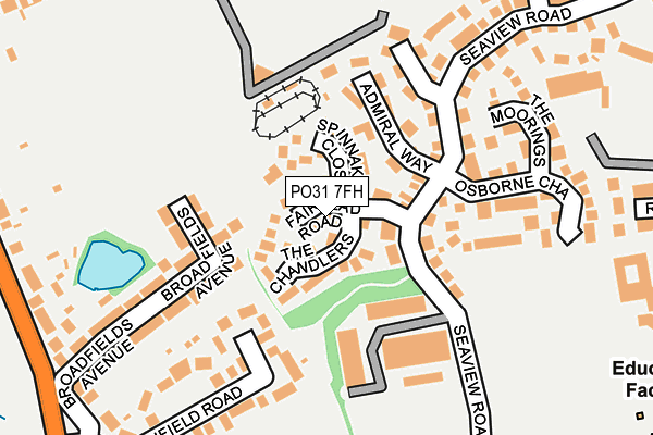 PO31 7FH map - OS OpenMap – Local (Ordnance Survey)