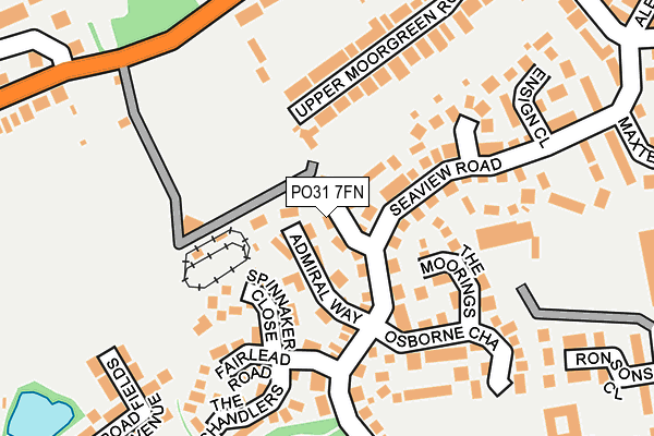 PO31 7FN map - OS OpenMap – Local (Ordnance Survey)