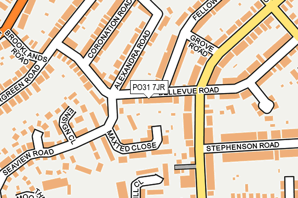 PO31 7JR map - OS OpenMap – Local (Ordnance Survey)