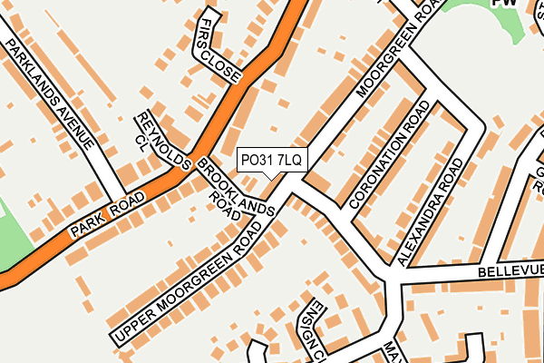 PO31 7LQ map - OS OpenMap – Local (Ordnance Survey)