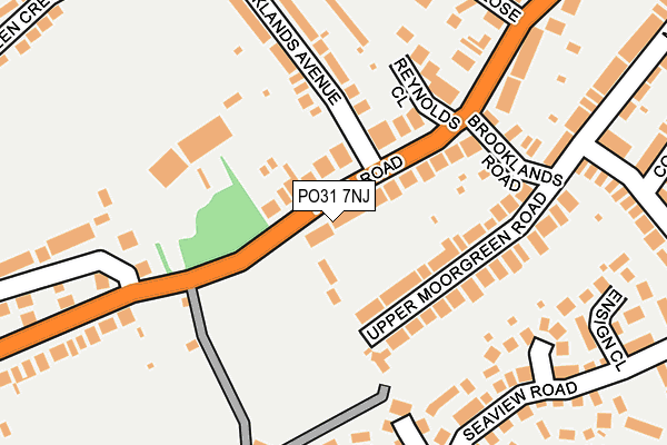PO31 7NJ map - OS OpenMap – Local (Ordnance Survey)