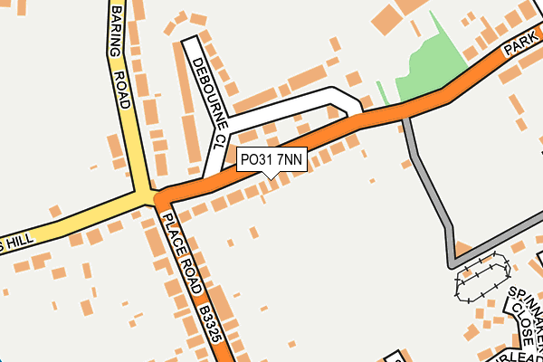 PO31 7NN map - OS OpenMap – Local (Ordnance Survey)