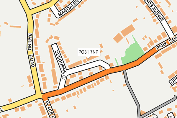 PO31 7NP map - OS OpenMap – Local (Ordnance Survey)
