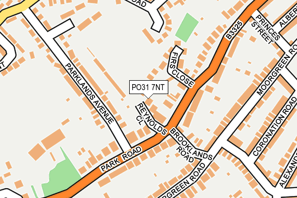PO31 7NT map - OS OpenMap – Local (Ordnance Survey)