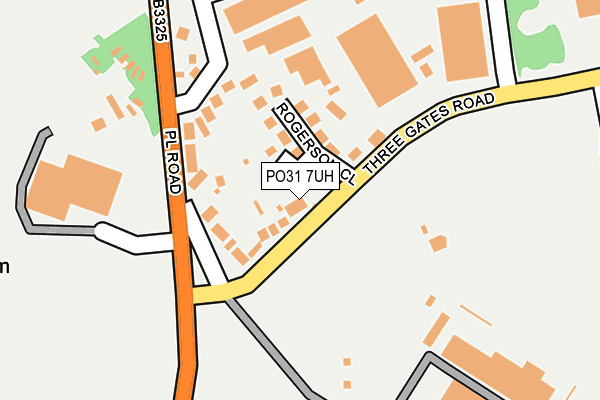 PO31 7UH map - OS OpenMap – Local (Ordnance Survey)