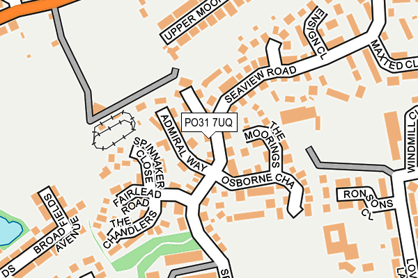 PO31 7UQ map - OS OpenMap – Local (Ordnance Survey)