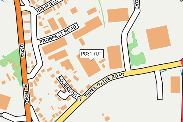 PO31 7UT map - OS OpenMap – Local (Ordnance Survey)