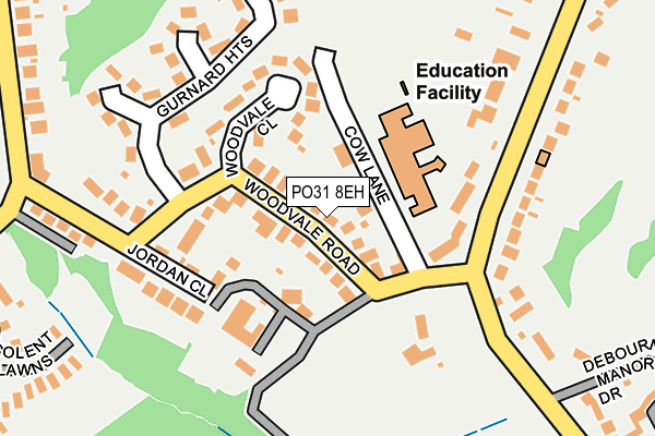 PO31 8EH map - OS OpenMap – Local (Ordnance Survey)