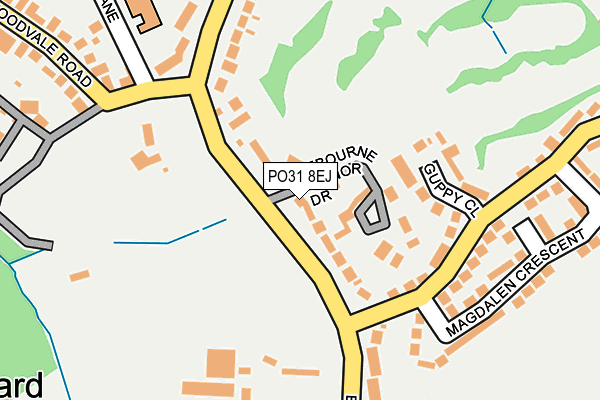 PO31 8EJ map - OS OpenMap – Local (Ordnance Survey)