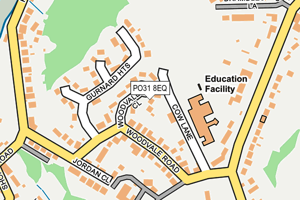 PO31 8EQ map - OS OpenMap – Local (Ordnance Survey)