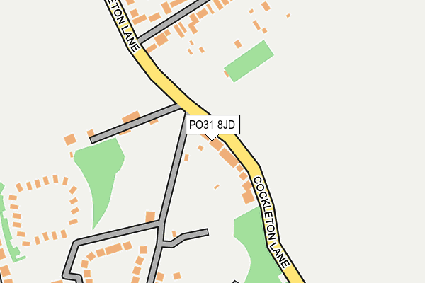 PO31 8JD map - OS OpenMap – Local (Ordnance Survey)