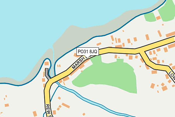 PO31 8JQ map - OS OpenMap – Local (Ordnance Survey)