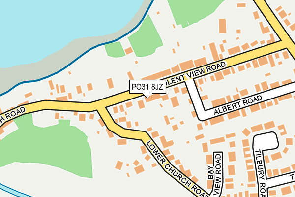 PO31 8JZ map - OS OpenMap – Local (Ordnance Survey)