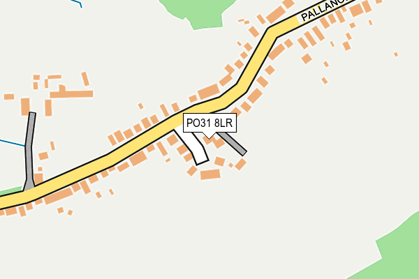PO31 8LR map - OS OpenMap – Local (Ordnance Survey)