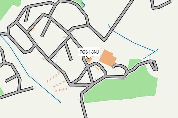 PO31 8NJ map - OS OpenMap – Local (Ordnance Survey)