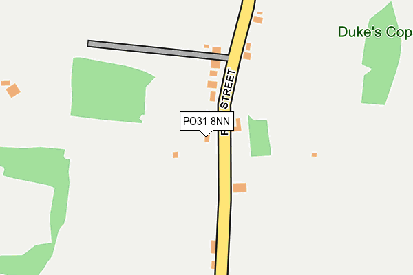 PO31 8NN map - OS OpenMap – Local (Ordnance Survey)