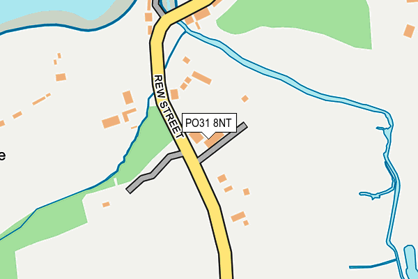 PO31 8NT map - OS OpenMap – Local (Ordnance Survey)
