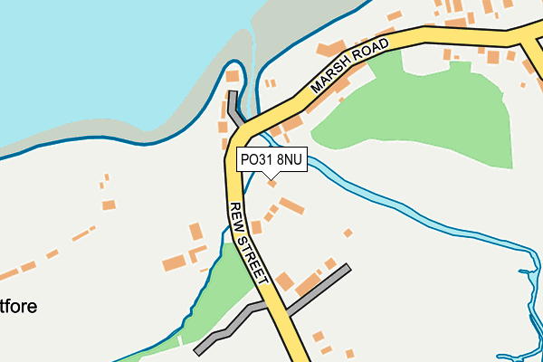 PO31 8NU map - OS OpenMap – Local (Ordnance Survey)