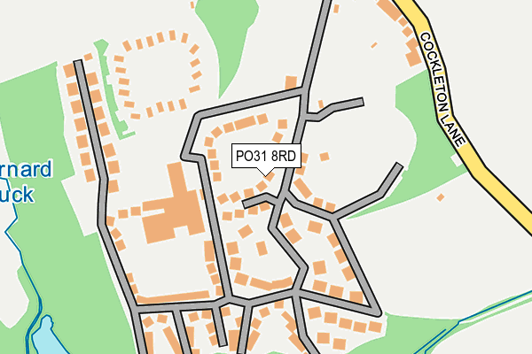 PO31 8RD map - OS OpenMap – Local (Ordnance Survey)