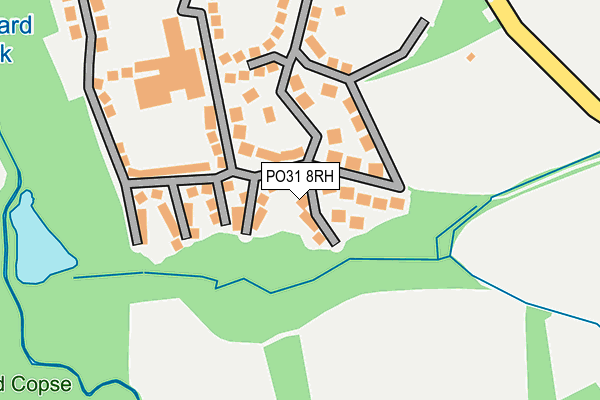 PO31 8RH map - OS OpenMap – Local (Ordnance Survey)