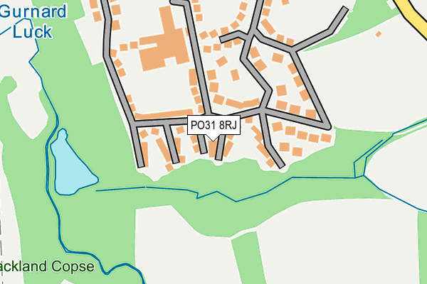 PO31 8RJ map - OS OpenMap – Local (Ordnance Survey)