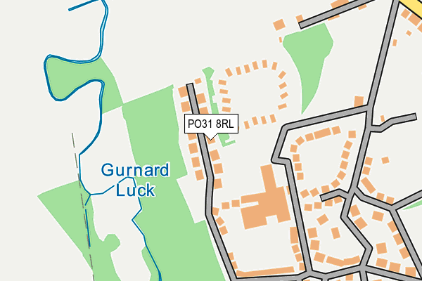 PO31 8RL map - OS OpenMap – Local (Ordnance Survey)