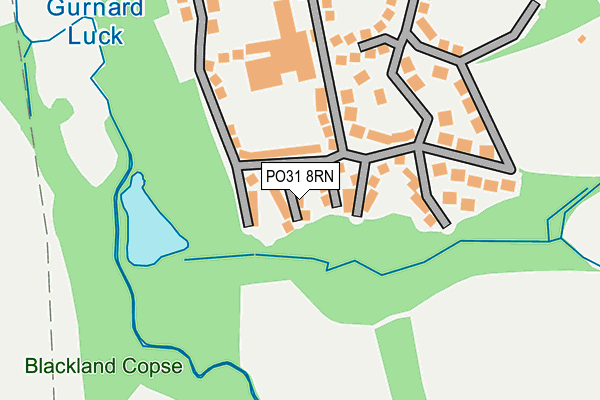 PO31 8RN map - OS OpenMap – Local (Ordnance Survey)