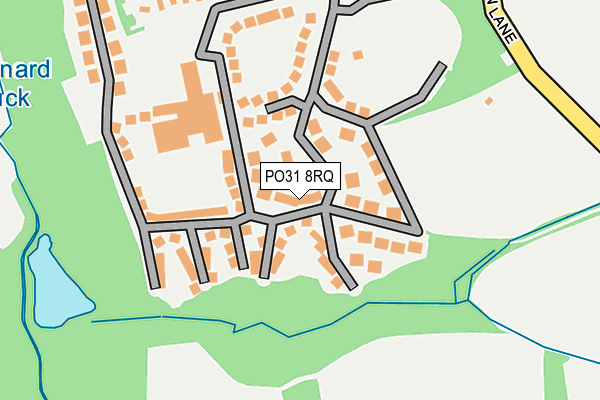 PO31 8RQ map - OS OpenMap – Local (Ordnance Survey)