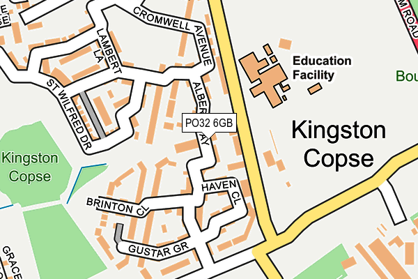 PO32 6GB map - OS OpenMap – Local (Ordnance Survey)