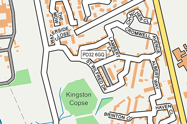 PO32 6GQ map - OS OpenMap – Local (Ordnance Survey)