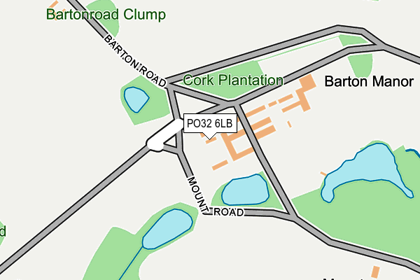 PO32 6LB map - OS OpenMap – Local (Ordnance Survey)