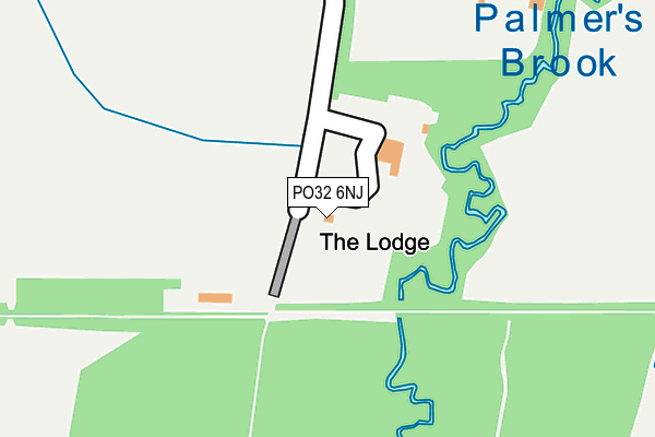 PO32 6NJ map - OS OpenMap – Local (Ordnance Survey)