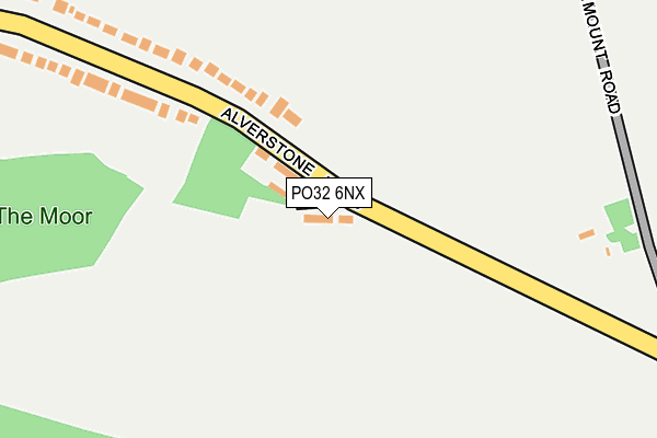 PO32 6NX map - OS OpenMap – Local (Ordnance Survey)