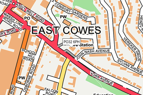 PO32 6PH map - OS OpenMap – Local (Ordnance Survey)