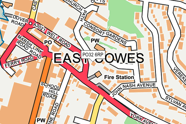 PO32 6RP map - OS OpenMap – Local (Ordnance Survey)