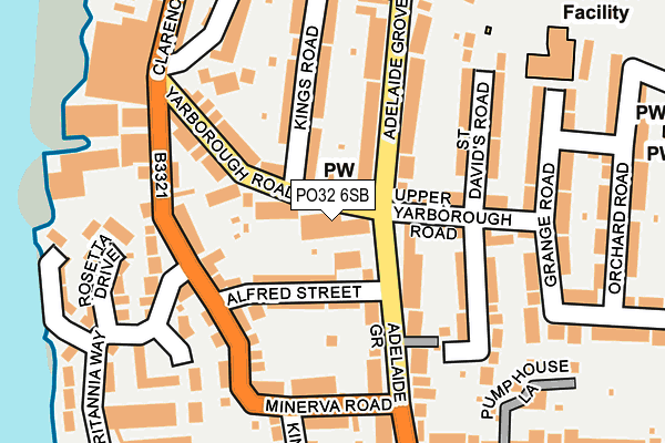 PO32 6SB map - OS OpenMap – Local (Ordnance Survey)