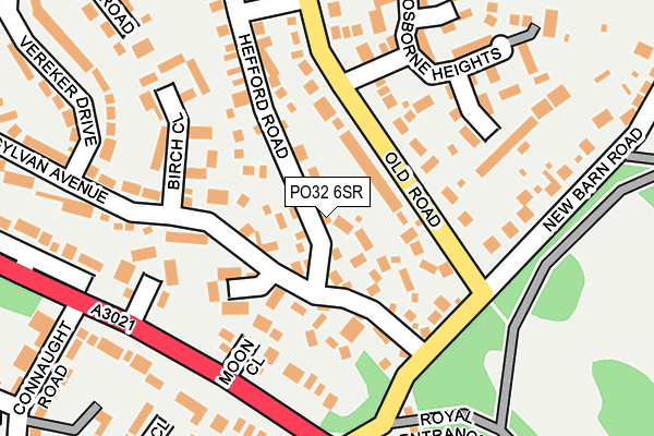 PO32 6SR map - OS OpenMap – Local (Ordnance Survey)