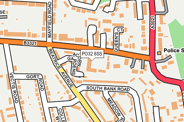 PO32 6SS map - OS OpenMap – Local (Ordnance Survey)