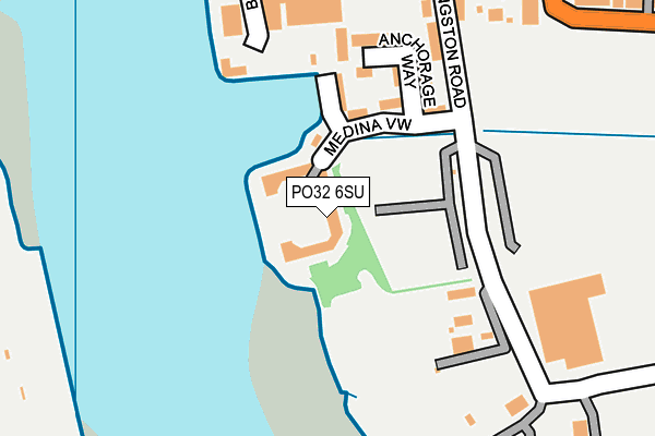 PO32 6SU map - OS OpenMap – Local (Ordnance Survey)