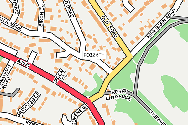 PO32 6TH map - OS OpenMap – Local (Ordnance Survey)