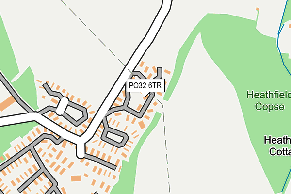 PO32 6TR map - OS OpenMap – Local (Ordnance Survey)