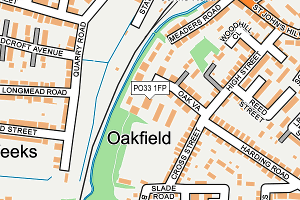 PO33 1FP map - OS OpenMap – Local (Ordnance Survey)