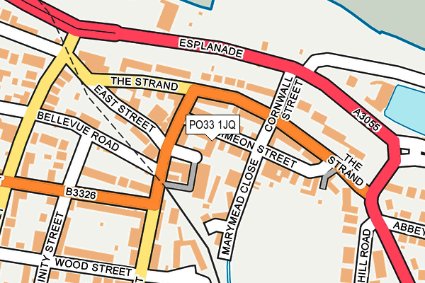 PO33 1JQ map - OS OpenMap – Local (Ordnance Survey)