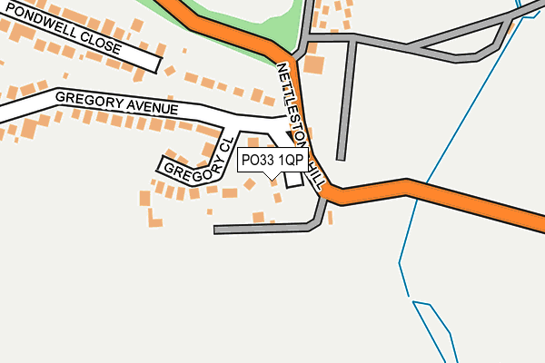 PO33 1QP map - OS OpenMap – Local (Ordnance Survey)