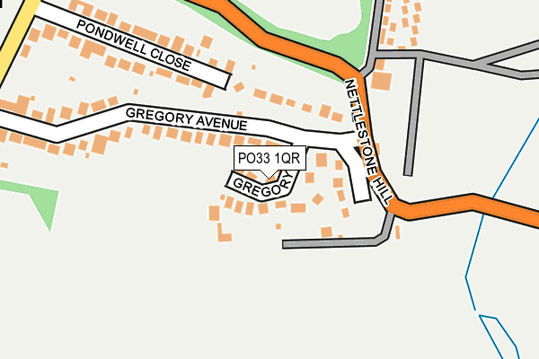 PO33 1QR map - OS OpenMap – Local (Ordnance Survey)